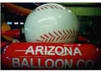 Baseball advertising inflatables