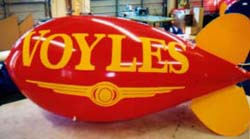 advertising blimp - blimps made in the USA.