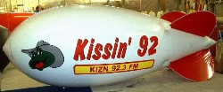 14ft. advertising blimp with lettering $1021.00 - INSTANT Promotion!