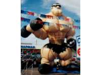 Weight lifter inflatable