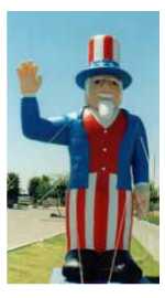 Uncle Sam giant balloon