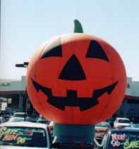 Halloween Inflatables - Jack o'Lantern balloon